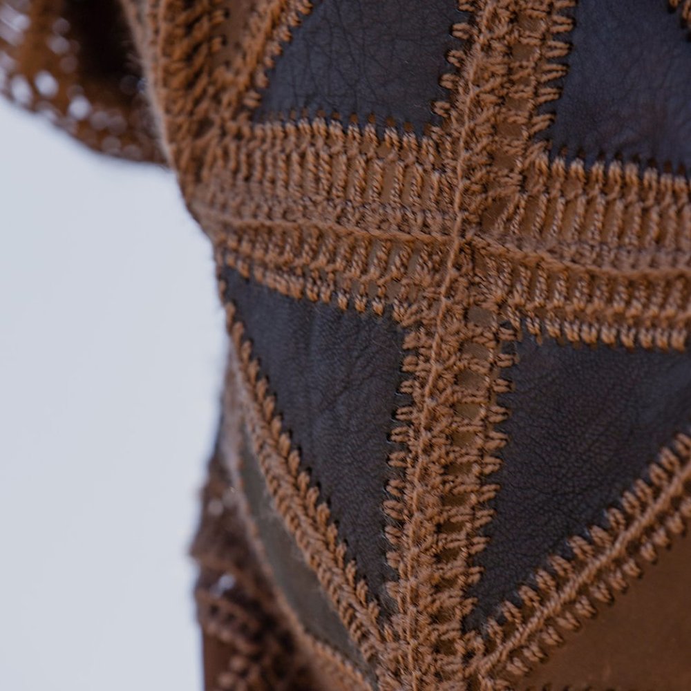 Leather Patchwork Top - Picture 5 of 5